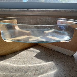 Vintage serving dish with holder